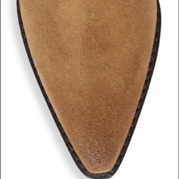 Sam Edelman Willice Fringe Suede Booties - Picture 10 of 11